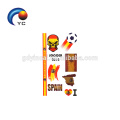 Countries Designs 2018 Word Cup Football Games Tattoo Sticker Flag Body Tattoo